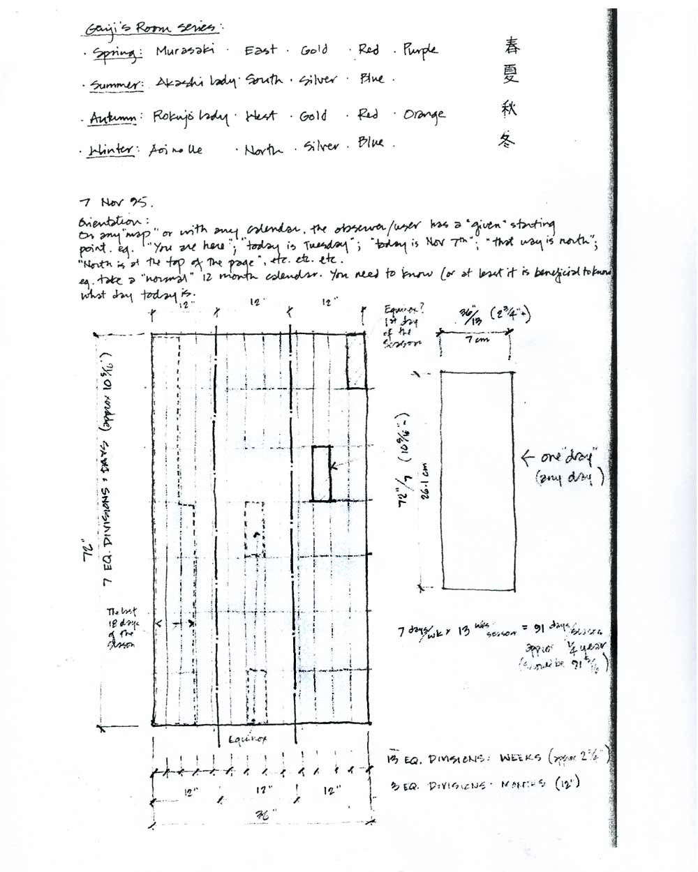 Proposal for Calendar Room, pg 9
